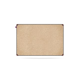 Tablica korkowa MemoBe idea EDGE ALL BLACK, rama aluminiowa czarna, 90x60 cm MITC090060.00.61.51