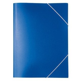 Teczka PP z gumką szeroka TG-02 BIURFOL niebieska