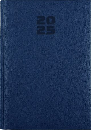 Kalendarz A-5 STANDARD książkowy (KS1), 03 - granat gratta 2025 TELEGRAPH