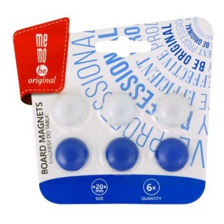 Magnesy MEMOBOARDS do tablic 6szt blister MB20B6 NR MM003-99