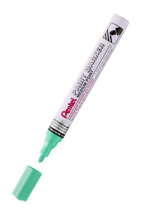 Marker olejowy Pentel średnia okrągła końcówka, MMP10-MD perłowy zielony SALE