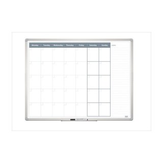 Tablica planer miesięczny 120 x 90 cm, rama aluminiowa, TP007 2x3