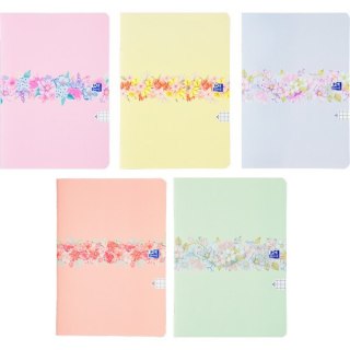 Zeszyt Oxford Flowers A4 60 kartek kratka 5x5 mm Mix 400181451