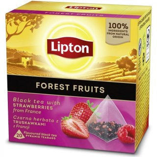 Herbata LIPTON PIRAMID FOREST FRUIT owoce leśne (20 saszetek) czarna