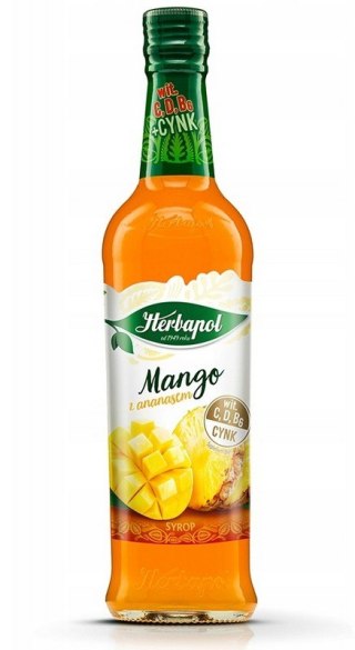 Syrop HERBAPOL Owocowa Spiżarnia Mango & Ananas 420ml