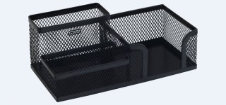 Przybornik MW-218/GR-093, czarny siatka GRAND 120-1334