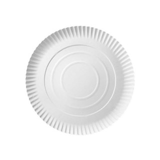 Talerz papierowy biały 26cm op.100szt. 7500226